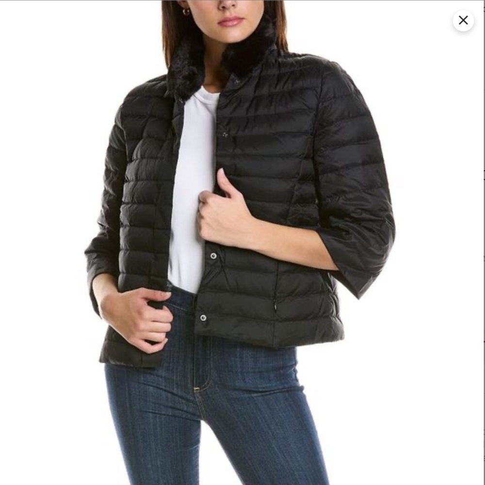J. McLaughlin Black Puffer Jacket